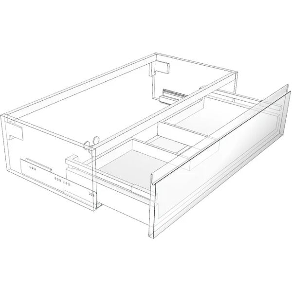 leroy merlin base per mobile bagno gola 1 cassetto l 105 x p 50 x h 25 cm colore su ordinazione opaco