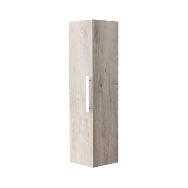 leroy merlin colonna per mobile bagno 1 anta l 35 x p 30 x h 120 cm rovere chiaro legno effetto naturale