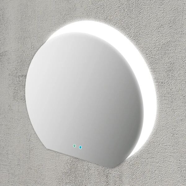 baden haus specchio con illuminazione integrata bagno ovale bluetooth + touch l 109 x h 100 cm