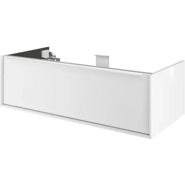 sensea mobile da bagno sotto lavabo neo l 105 x p 48 x h 32 cm bianco, lavabo non incluso