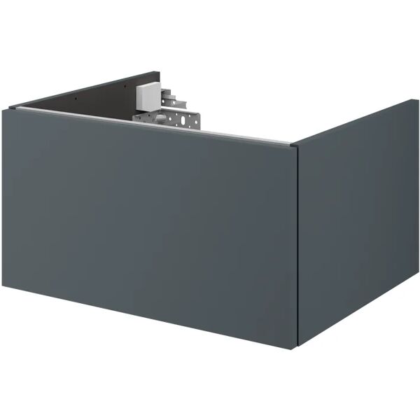 sensea mobile da bagno sotto lavabo neo l 60 x p 48 x h 32 cm grigio, lavabo non incluso