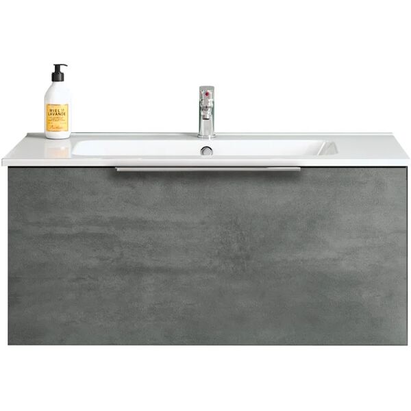 leroy merlin mobile da bagno sotto lavabo portland 67090-bp-cp l 89 x h 42 cm grigio, lavabo non incluso