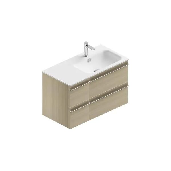 leroy merlin mobile sottolavabo e lavabo linea natura l 90 x h 55 x p 46 cm