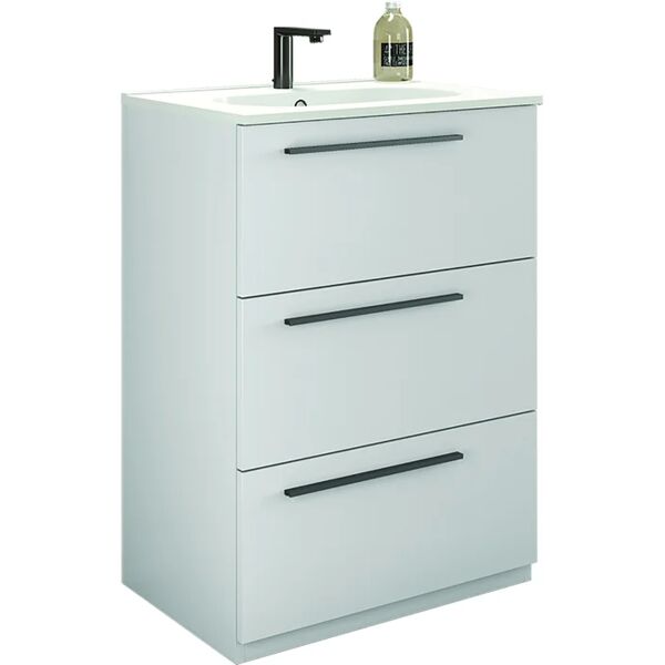 leroy merlin mobile da bagno sotto lavabo mia l 60 x bianco, lavabo non incluso