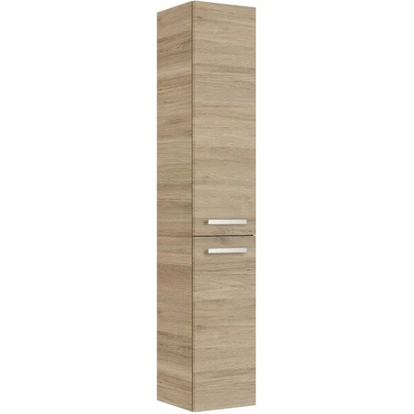 pelipal colonna per mobile bagno 1 anta l 30 x p 33 x h 168 cm rovere terra