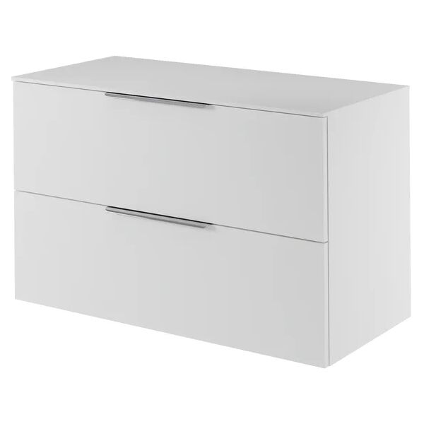 sensea mobile da bagno sotto lavabo neo l 60.3 x p 48.3 x h 65 cm bianco, lavabo non incluso