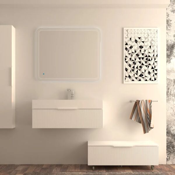 baden haus mobile da bagno sotto lavabo modula bianco, lavabo non incluso