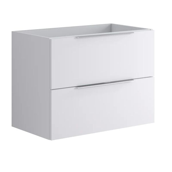 leroy merlin base per mobile bagno 2 cassetti l 79.5 x p 45.5 x h 60 cm laccato opaco bianco