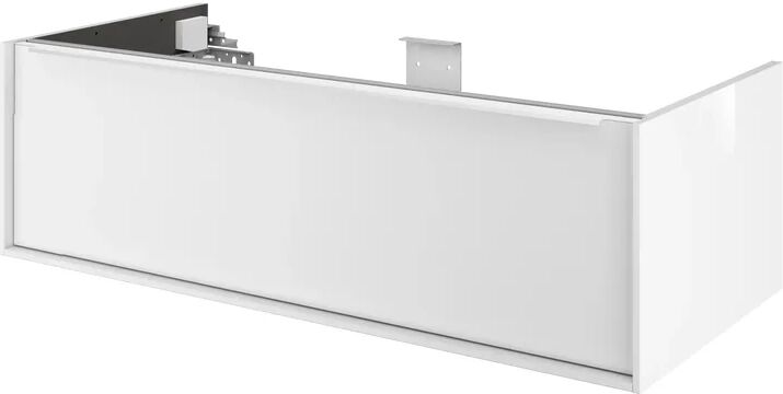 sensea mobile da bagno sotto lavabo neo l 105 x p 48 x h 32 cm bianco, lavabo non incluso