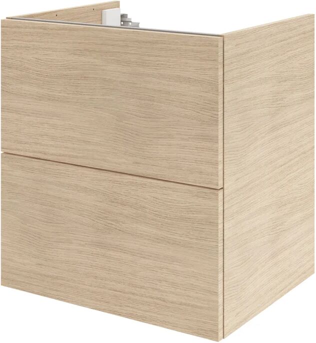 sensea mobile da bagno sotto lavabo neo l 60 x p 48 x h 64 cm rovere, lavabo non incluso