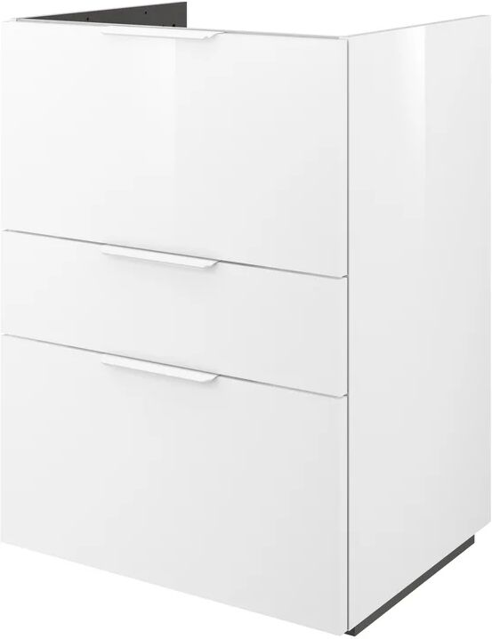 sensea mobile da bagno sotto lavabo neo l 60 x p 48 x h 84 cm bianco, lavabo non incluso