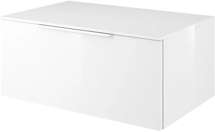 sensea mobile da bagno sotto lavabo neo l 75 x p 48 x h 33 cm bianco, lavabo non incluso