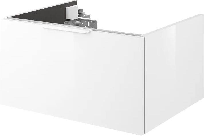 sensea mobile da bagno sotto lavabo neo l 60 x p 48 x h 32 cm bianco, lavabo non incluso