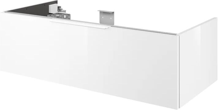 sensea mobile da bagno sotto lavabo neo l 105 x p 48 x h 32 cm bianco, lavabo non incluso