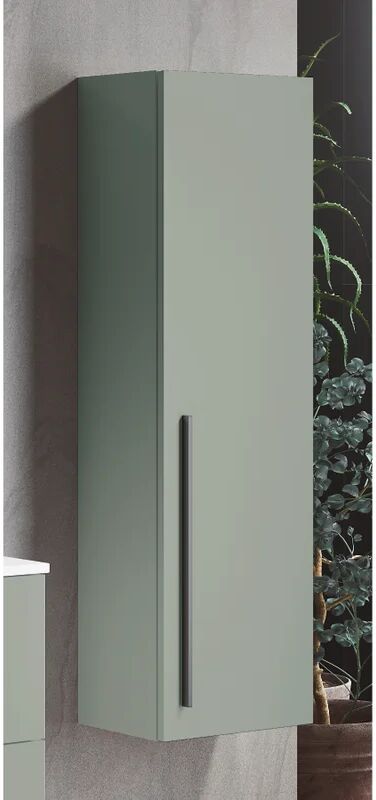 visobath colonna per mobile bagno mia 1 anta l 35 x p 27 x h 120 cm verde muschio verniciato