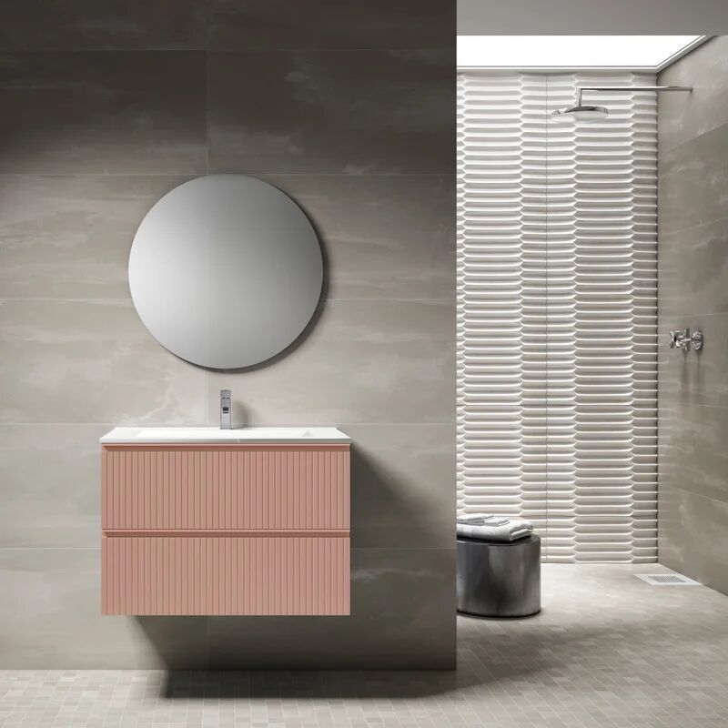 leroy merlin mobile sottolavabo e lavabo ares corallo l 80 x h 55 x p 45 cm