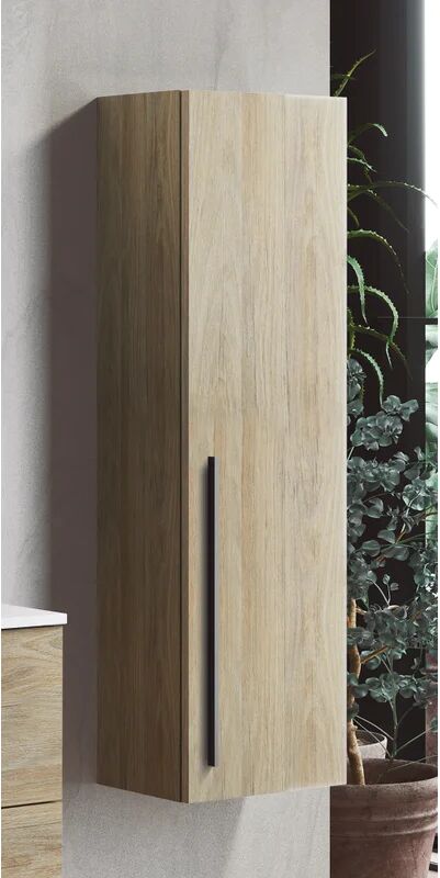 visobath colonna per mobile bagno 1 anta l 35 x p 27 x h 120 cm canela legno effetto naturale