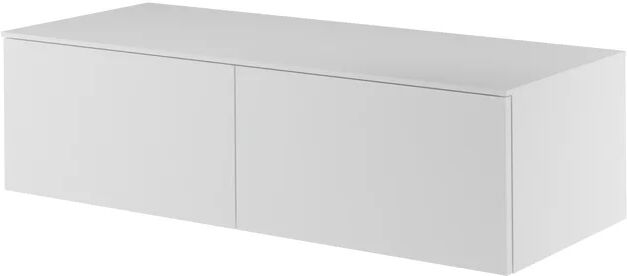 sensea mobile da bagno sotto lavabo neo l 150.3 x p 48.3 x h 33 cm bianco, lavabo non incluso