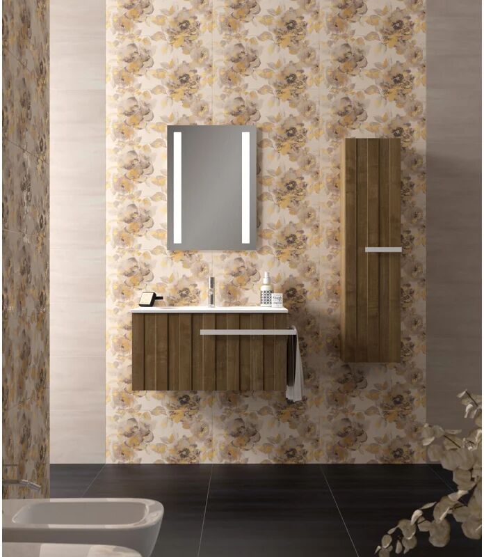 SALGAR Colonna per mobile bagno 1 anta L 30 x P 30 x H 120 cm tabacco legno effetto naturale