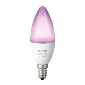 Philips Lampadina HUE COLOR BLUETOOTH, LED, oliva, opaco, rgb, 6.5W=470LM (equiv 40 W), 220° dimmerabile,