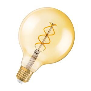 Osram Lampadina LED, globo, ambrato, luce calda, 4W=250LM (equiv 25 W), 300° ,