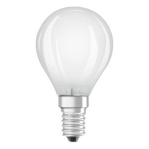 Osram Lampadina LED, sferico, opaco, luce naturale, 5W=470LM (equiv 40 W), 320° dimmerabile,