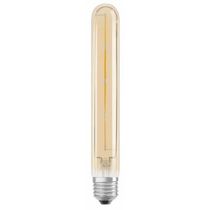 Osram Lampadina LED filamento, tubo, metallo oro, luce calda, 5W=400LM (equiv 35 W), 300° ,