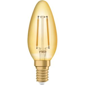 Osram Lampadina LED filamento, oliva, ambrato, luce calda, 1.5W=120LM (equiv 12 W), 300° ,