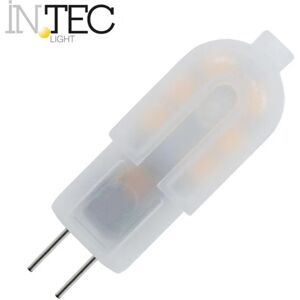 Intec Set da 2 lampadine LED, capsula, opaco, luce naturale, 1.5W=120LM (equiv 9 W), 360° ,