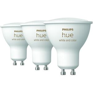 Philips Set da 3 lampadine LED, faretto, opaco, cct, 4.3W=350LM (equiv 50 W), 42° dimmerabile,