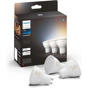 Philips Set da 3 lampadine LED, faretto, opaco, cct, 4.3W=350LM (equiv 50 W), 42° dimmerabile,