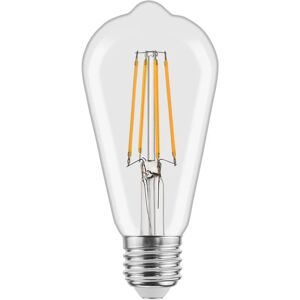 LEXMAN Lampadina LED, goccia, trasparente, luce calda, 7.8W=1055LM (equiv 75 W), 330° ,