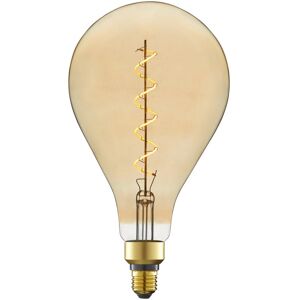 LEXMAN Lampadina LED, pera, ambrato, luce calda, 4.9W=400LM (equiv 35 W), 330° ,