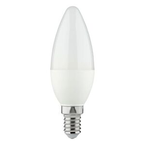 Leroy Merlin Lampadina LED, oliva, trasparente, luce calda, 4.9W=470LM (equiv 40 W), 240°