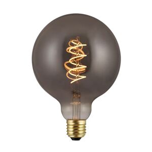 On Lampadina Twist, LED, globo, fumé, luce calda, 4W=120LM (equiv 4 W), 360° dimmerabile,