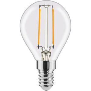 LEXMAN Lampadina LED, sferico, trasparente, luce calda, 2.8W=250LM (equiv 25 W), 360° ,