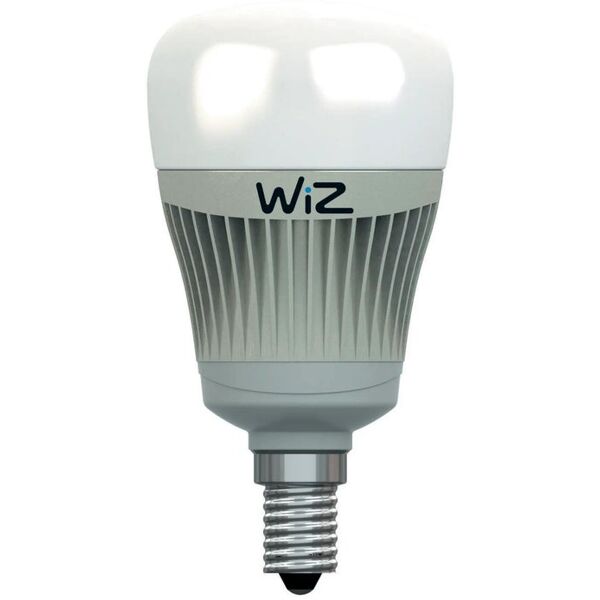 wiz lampadina led, goccia, opaco, rgb, 7.5w=400lm (equiv 35 w), 120° ,