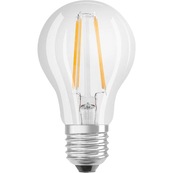 osram set da 2 lampadine led, goccia, trasparente, luce calda, 7w=470lm (equiv 60 w), 300° ,