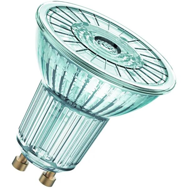 osram set da 2 lampadine led, faretto, trasparente, luce naturale, 4.6w=350lm (equiv 50 w), 36° ,