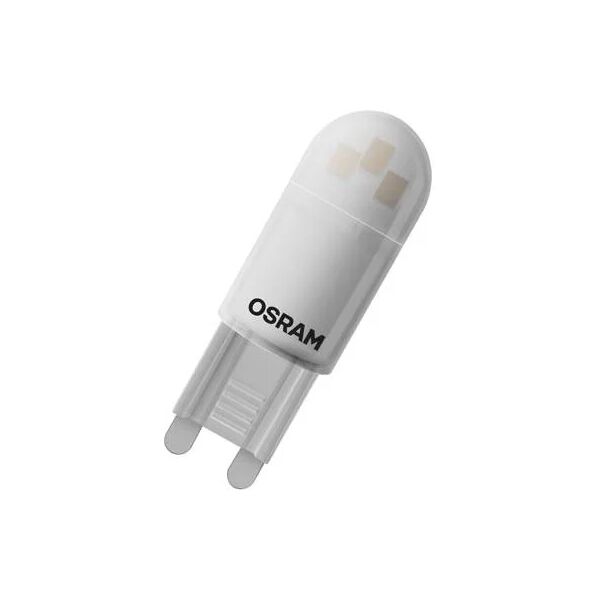 osram lampadina led, capsula, opaco, luce calda, 2.8w=300lm (equiv 30 w), 300° ,