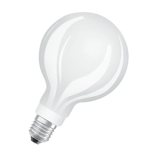 osram lampadina led filamento, globo, opaco, luce calda, 11w=470lm (equiv 100 w), 320° dimmerabile,