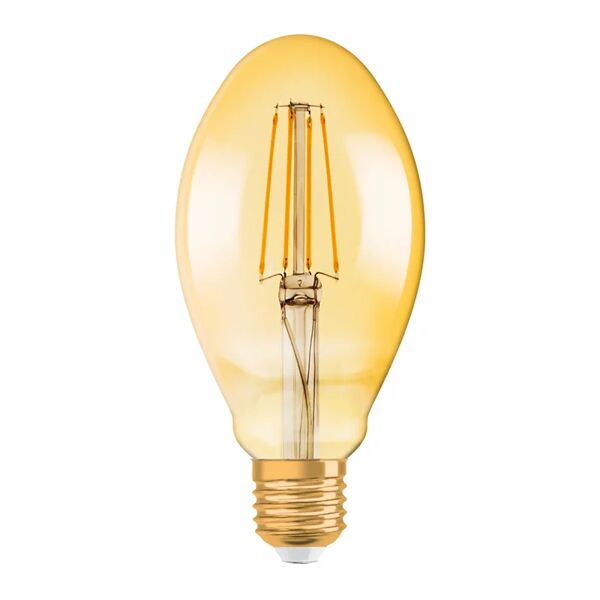 osram lampadina led, ovale, metallo oro, luce calda, 4w=420lm (equiv 40 w), 300° ,