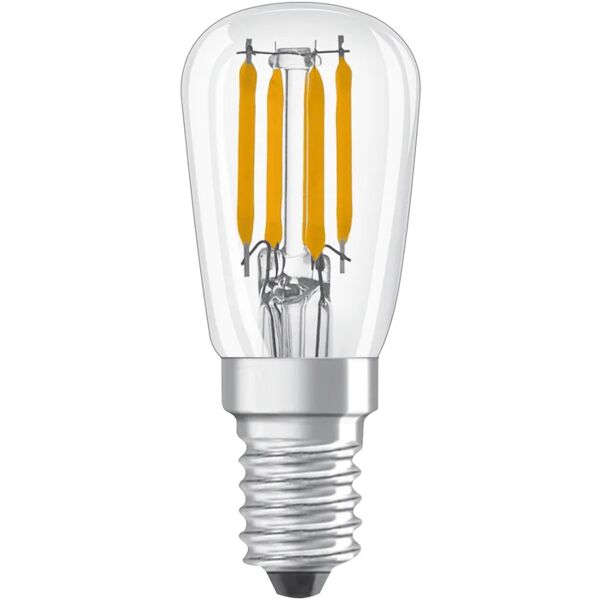 osram lampadina led, pera, trasparente, luce fredda, 2.8w=250lm (equiv 20 w), 320° ,