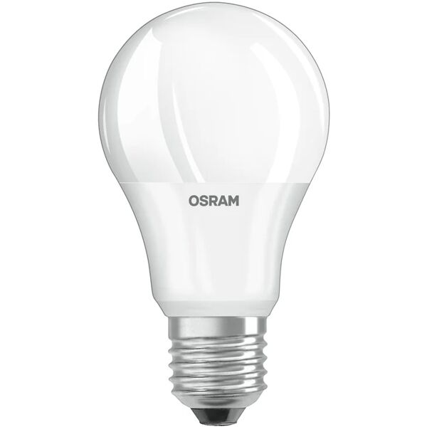 osram set da 2 lampadine led, goccia, opaco, luce calda, 8.5w=806lm (equiv 60 w), 200° ,