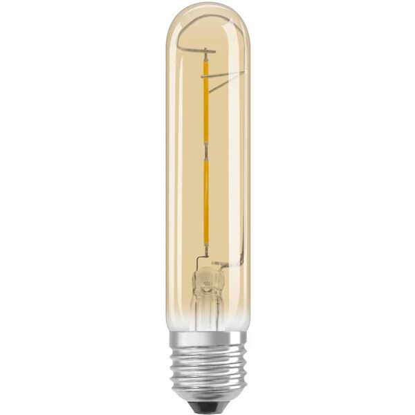 osram lampadina led, tubo, ambrato, luce calda, 5w=200lm (equiv 20 w), 300° ,