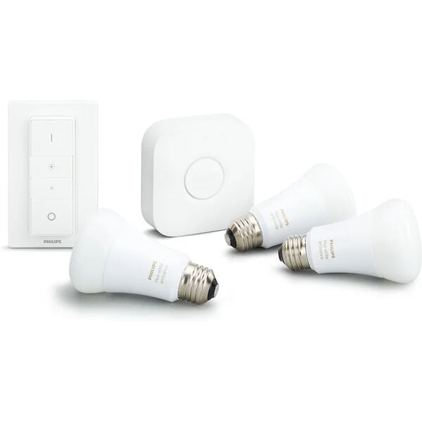 philips set da 3 lampadine led, goccia, trasparente, luce naturale, 9.5w=50lm (equiv 60 w), 36° ,