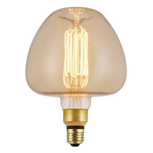 on lampadina mela, led, apple, ambrato, luce calda, 4w=300lm (equiv 4 w), 360° dimmerabile,