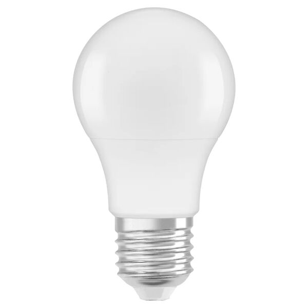 osram lampadina led, goccia, opaco, luce calda, 4.9w=470lm (equiv 40 w), 200° ,