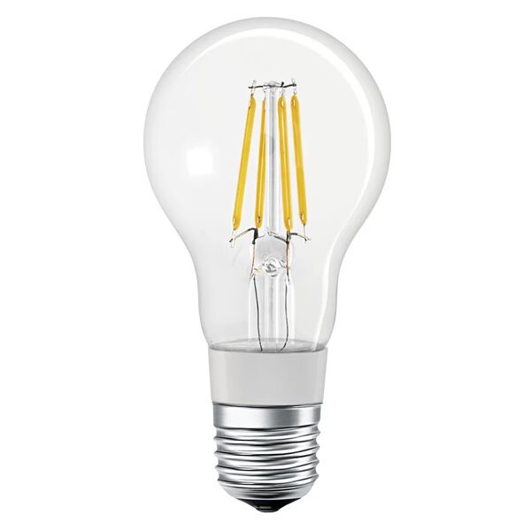 ledvance lampadina wifi, led filamento, goccia, trasparente, luce calda, 6.0w=650lm (equiv 50 w), 300.0° dimmerabile,