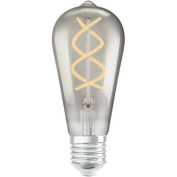 osram lampadina led, goccia, fumé, luce calda, 5w=140lm (equiv 15 w), 330° ,